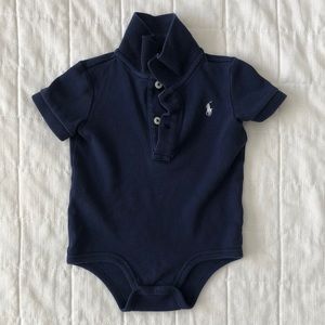 Ralph Lauren polo onesie.